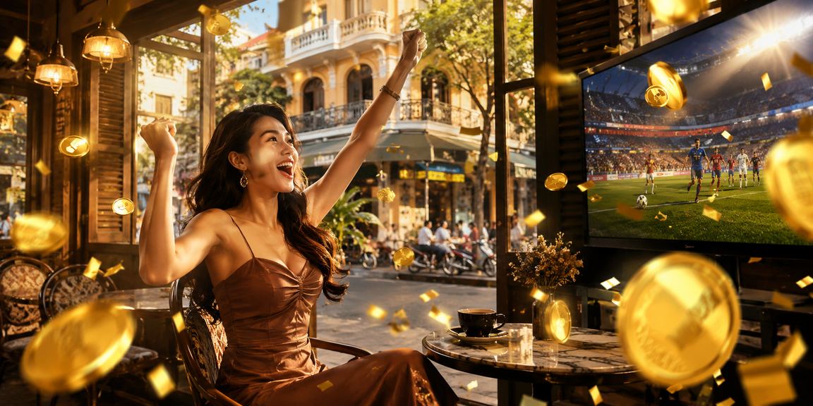 Người dùng tại TP.HCM thưởng thức cà phê và trải nghiệm casino trực tuyến trên điện thoại