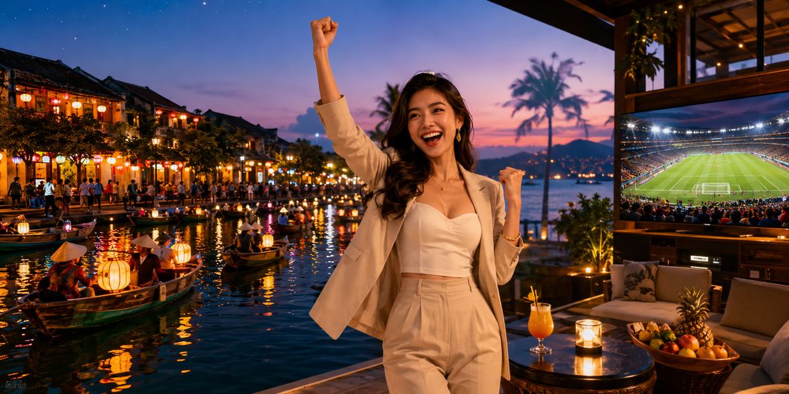 Người dùng tại Hội An nhận bonus nạp tiền lần đầu với không khí đèn lồng truyền thống